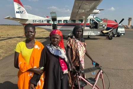 Fistula Patients arriving in Juba 