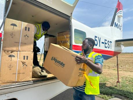 Loading Freight at Juba International Airport