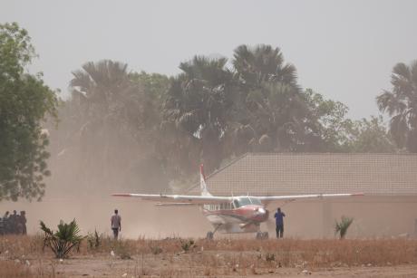 MAF Plane at Tonj Airstrip March 2025